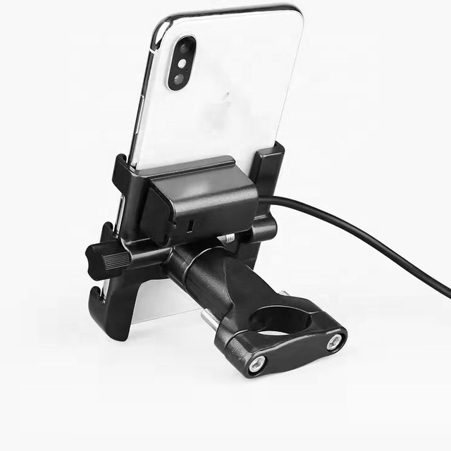 Aluminum Alloy 360 Degree Rotation Adjustable Bicycle Phone Mount Motorcycle Phone Holder