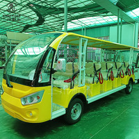 Chine Véhicule urbain à passagers 23 places alimenté par batterie Navette touristique Bus touristique électrique Bus électrique à vendre