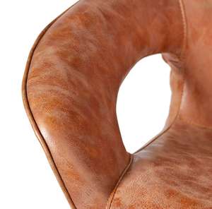 Sillón de Peluquería Princess Brown, Dorado, para Salón de Belleza y Maquillaje - Product Image 4