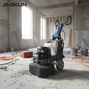 Заводская поставка: ручная двухголовочная шлифовальная машина для бетона 650 мм с двигателем 7,5 кВт – высокоэффективная полировка и шлифовка бетона - Product Image 3