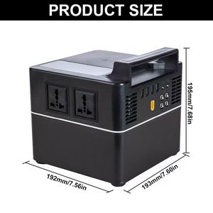 Générateur solaire portable LiFePO4 pour le camping, batterie de secours avec onduleur à onde sinusoïdale pure, chargeur solaire MPPT pour voiture 300W, usage domestique - Product Image 5