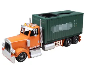 Thùng dầu Xe Tải xe tải trộn xe tải loạt mô hình tàu chở dầu Die-cast hợp kim kỹ thuật Xe đồ chơi