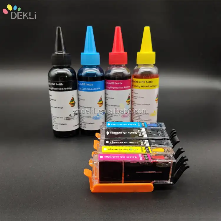Edible Ink Cartridge EDIBLE INK CARTRIDGE PGI 270 CLI 271 PGI 570 CLI 571 PGI 670 CLI 671 WITH EDIBLE INK NEW CHIP