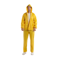 Ensemble veste et pantalon imperméable haute visibilité pour le camping en plein air et la moto, OEM disponible