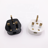Approbation BS UK 13amp anglais amovibles prise électrique 13a 3 broches fiche plate avec fondue