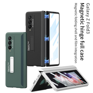 En stock coque de téléphone à <span class=keywords><strong>charnière</strong></span> pour Samsung Galaxy Z Fold 4 5 6 coque avec support housse de téléphone pour galaxy fold 3 avec protection d'écran - Product Image 3
