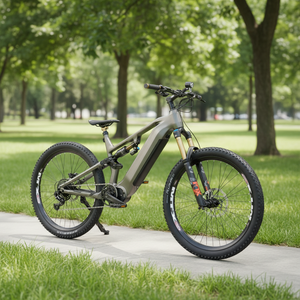 Vélo de montagne électrique chinois <span class=keywords><strong>Accolmile</strong></span> 27,5 pouces, Bafang 48V 750W, 9 vitesses, transmission centrale, frein à disque, suspension intégrale, sport, Emtb électrique - Product Image 3