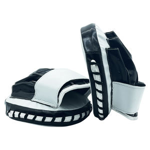 Cible de <span class=keywords><strong>boxe</strong></span> professionnelle de petite taille, en cuir microfibre épais, précision, vitesse, sparring, cible incurvée pour les pieds - Product Image 2