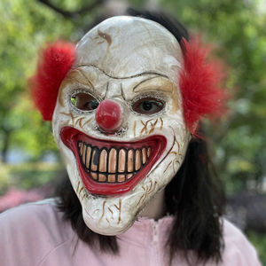 Masque intégral de <span class=keywords><strong>film</strong></span> d'<span class=keywords><strong>horreur</strong></span> <span class=keywords><strong>It</strong></span>, accessoire effrayant pour fête d'Halloween et mascarade - Product Image 3