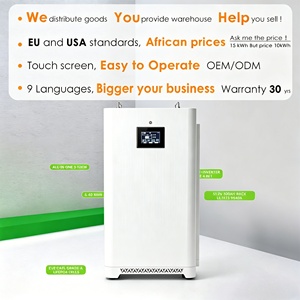 Système d'énergie solaire empilable complet <span class=keywords><strong>3</strong></span>-20kW, hybride réseau, batterie LiFePO4 51.2V 6.6-19.8KWh, usage domestique, modèle T30 SUPSRSAFE - Product Image 1