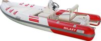 Bateau gonflable rigide à coque GRP, 16 pieds, 4.8m, 480 m, certifié CE, bateau gonflable à Double couche avec tube oca hypalon