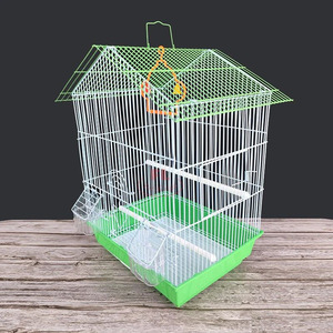 Grande gabbia per uccelli con filo portatile per animali da Cocktail gabbia di allevamento per uccelli piccoli uccelli - Product Image 6
