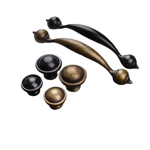 Furniture Handle And <b>Knob</b> Zinc Alloy Traditional Drawer Hardware Durable Bar Shape 20335S - Product Image 1