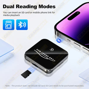 Grandnavi <span class=keywords><strong>Android</strong></span> AI BOX 4G 64G CarPlay sans fil <span class=keywords><strong>Android</strong></span> <span class=keywords><strong>Auto</strong></span> Youtube <span class=keywords><strong>Netflix</strong></span> pour CarPlay filaire OEM vers CarPlay sans fil - Product Image 6