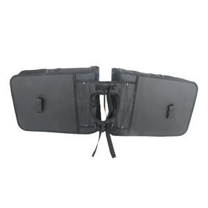 Bolsa de Bicicleta Impermeable de 48L, Doble, Enrollable, Negra, para Portaequipajes Trasero de Bicicleta Eléctrica, con Tira Reflectante, OEM - Product Image 4