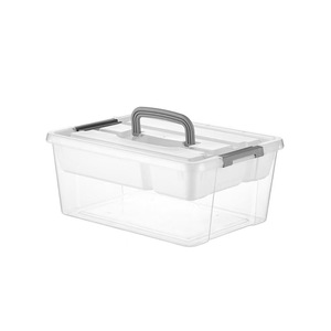 Caja de Almacenamiento Transparente de Plástico JX con Tapa, Capacidad de 10L, Portátil, para Juguetes y Legos de Niños - Product Image 6
