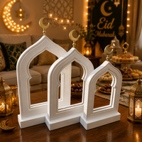 Nouveauté : 3 décorations Ramadan, lumières LED Ramadan, ornement Ramadan Mubarak pour la mosquée, la maison, la décoration de table