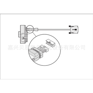Heidenhain 298401-XX 12-Core Signal Cable With <b>Plug</b> And Connector For Encoder Applications - Product Image 2