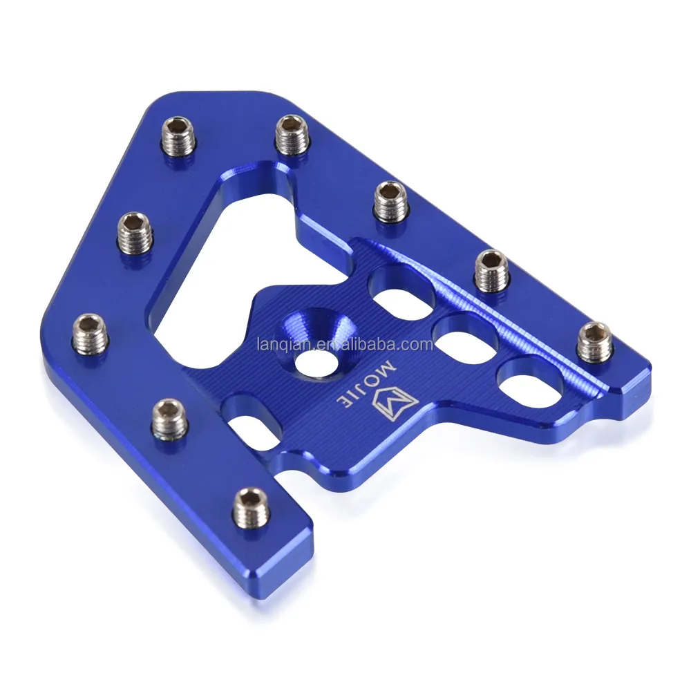 Motorcycle ATV Brake Pedal Step Plate Tip Extender For YAMAHA RAPTOR 700 2013-2020 2019 Raptor 700R Extension Pad Accessories