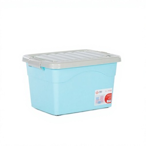 Pearl River Rectangular PP <b>Plastic</b> Multifunction Storage <b>Box</b> with Lid 30L <b>Large</b> Capacity Minimalist Design for Clothing Use - Product Image 1