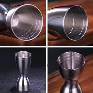 Copper Hammered Jigger Vasos de chupito 30ml y 45ml Double Jiggers Bar Herramientas Fabricadas a bajo precio - Product Image 2