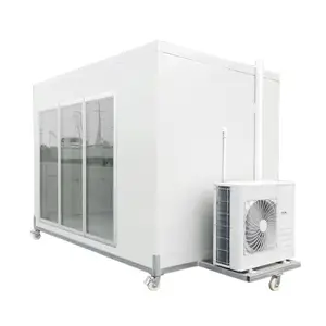 Wadah seluler ruang penyimpanan dingin ruang penyimpanan pendingin berjalan di ruang penyimpanan untuk daging