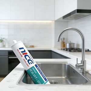 Sigillante Siliconico A500 ad Alta Viscosità, Adesivo Siliconico Neutro, Pasta Bianca <span class=keywords><strong>per</strong></span> Interni ed <span class=keywords><strong>Esterni</strong></span> - Product Image 3