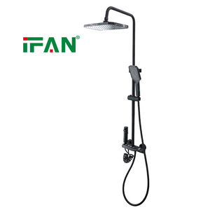 Juego de ducha inteligente para baño de exportación de fábrica, con cabezal de lluvia de mano plateado electrochapado, modelo 83807 - Product Image 4