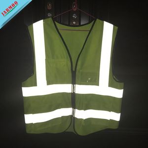Ropa de trabajo de construcción Chaleco de punto reflectante de seguridad Chaleco DE SEGURIDAD Senderismo Camping para mujeres Chaleco de construcción de alta visibilidad - Product Image 4