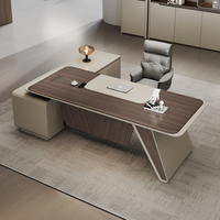 Ensemble de chaise de bureau exécutive modulaire haut de gamme, design minimaliste moderne, revêtement en cuir, structure en bois de pin, durable, écologique, sensation de luxe
