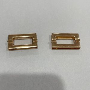 Cierres Metálicos Cuadrados Pequeños de 3.5 cm, Chapados en Oro Claro, Cierres de Seguridad Giratorios para Bolsos y Maletas, Accesorios de Estilo Clásico para Bolsos - Product Image 4