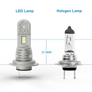 Mini phares LED H7 pour VW Passat Golf 7 Polo <span class=keywords><strong>Audi</strong></span> A4 B8 B6 <span class=keywords><strong>A3</strong></span> <span class=keywords><strong>8P</strong></span> Q7 Mazda 5 3 BK CX7 lampe 6000K H 7 CSP feux de voiture - Product Image 4