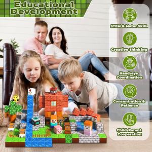 200 pièces de cubes magnétiques STEM, cubes d'empilage magnétiques pour enfants, aimants, cadeaux parfaits pour Noël et les anniversaires des garçons et des filles - Product Image 4