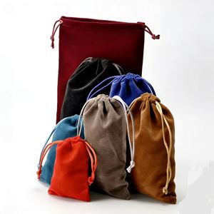 Wholesale Custom Printing Jewellery Velvet Drawstring Pouch Custom Velvet Gift Jewelry <b>Bag</b> with logo Pouch Drawstring Velvet <b>Bag</b> - Product Image 6