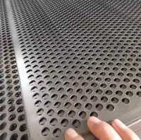 Maille en métal perforée décorative de trous de tôle perforée d'acier inoxydable pour des matériaux de construction d'écran pour clôturer des portes de treillis