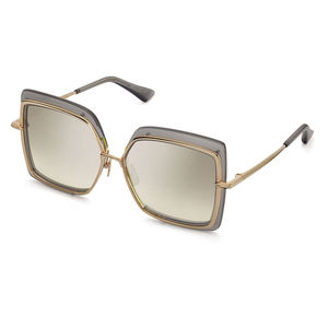 Gafas de sol cuadradas Retro Para mujer y hombre, gafas de sol de ojo de gato para mujer con montura grande gradual - Product Image 5