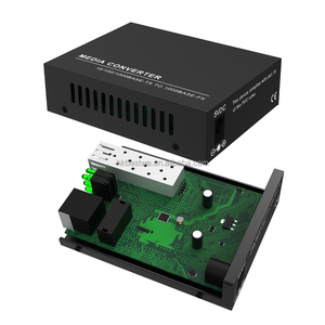 Hot Popular Single Fiber Port SFP 10/100/1000Base-TX to 1000Base-FX Fiber Transceiver <b>Ethernet</b> Media Converter - Product Image 3