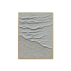Peinture à l'huile sur toile <span class=keywords><strong>blanche</strong></span> abstraite <span class=keywords><strong>moderne</strong></span> et concise, peinte à la main, art mural 3D, style Art déco pour la décoration intérieure - Product Image 6
