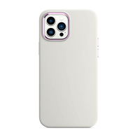 Pour Apple 14 coque de téléphone en Silicone liquide pour Iphone14 pro max coque de téléphone en métal en Silicone liquide