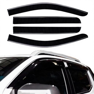 Parapioggia Color affumicato visiera visiera per finestrino protezione antipioggia per 2023 2024 prossimi <span class=keywords><strong>accessori</strong></span> GEN <span class=keywords><strong>FORD</strong></span> <span class=keywords><strong>RANGER</strong></span> camion a doppia cabina - Product Image 1