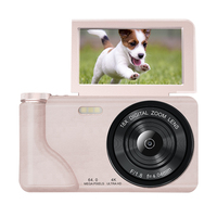 Kamera Digital CCD A65 4K dengan Filter Retro, Layar Lipat 3.0 inci, Baterai 2000mAh, Perekaman Waktu Lama, Time-lapse, Kamera Video Ultra untuk Vlog dan Perjalanan