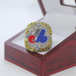 Bague commémorative en alliage pour les fans du championnat de baseball des jeunes de Montréal 1994 - Product Image 3