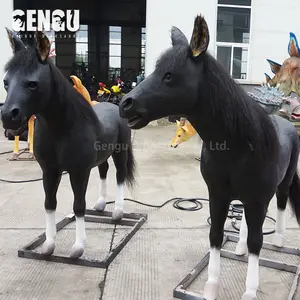 3D Animatronic Tiermodell Lebensgröße Pferdes tatue Zum Verkauf