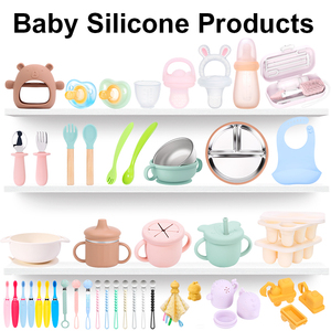 Vajilla Infantil de Silicona Libre de BPA, Plato con Ventosa, Set de Alimentación para Bebés, Set de Alimentación de Silicona - Product Image 5