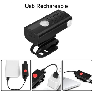 Juego de Accesorios Pequeños para Bicicleta de Montaña y Carretera con Luz Delantera USB Recargable al por Mayor - Product Image 5