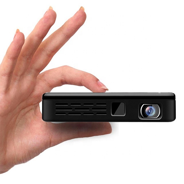 P09-II Portable DLP Smart Projector Active 3D 4K Decoding, Android 14.0 Mini Pocket Size for Home & Travel