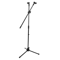 Support de microphone de studio à bras articulé réglable à 180° avec pince de bureau pour le gaming et le streaming en direct