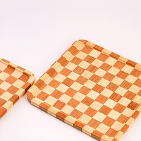 Plateau et plateau de service en bois classique personnalisé, écologique, durable, pour le camping et la décoration vintage