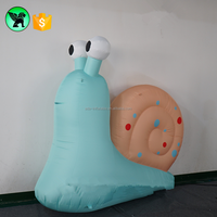Escargot gonflable géante de dessin animé, 50 cm, 2m, pour événement A7294