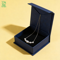 Caja Rígida Plegable con Cierre Magnético Personalizada para Joyería de Alta Gama, Collar, Anillo, Pulsera, Empaque de Regalo de Lujo con Diseño de Logotipo
